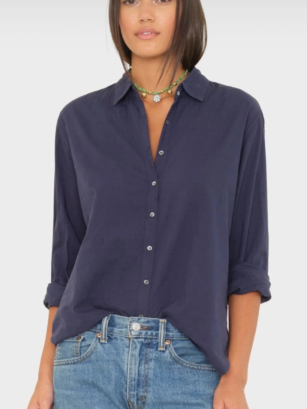 Xirena Navy Beau Shirt